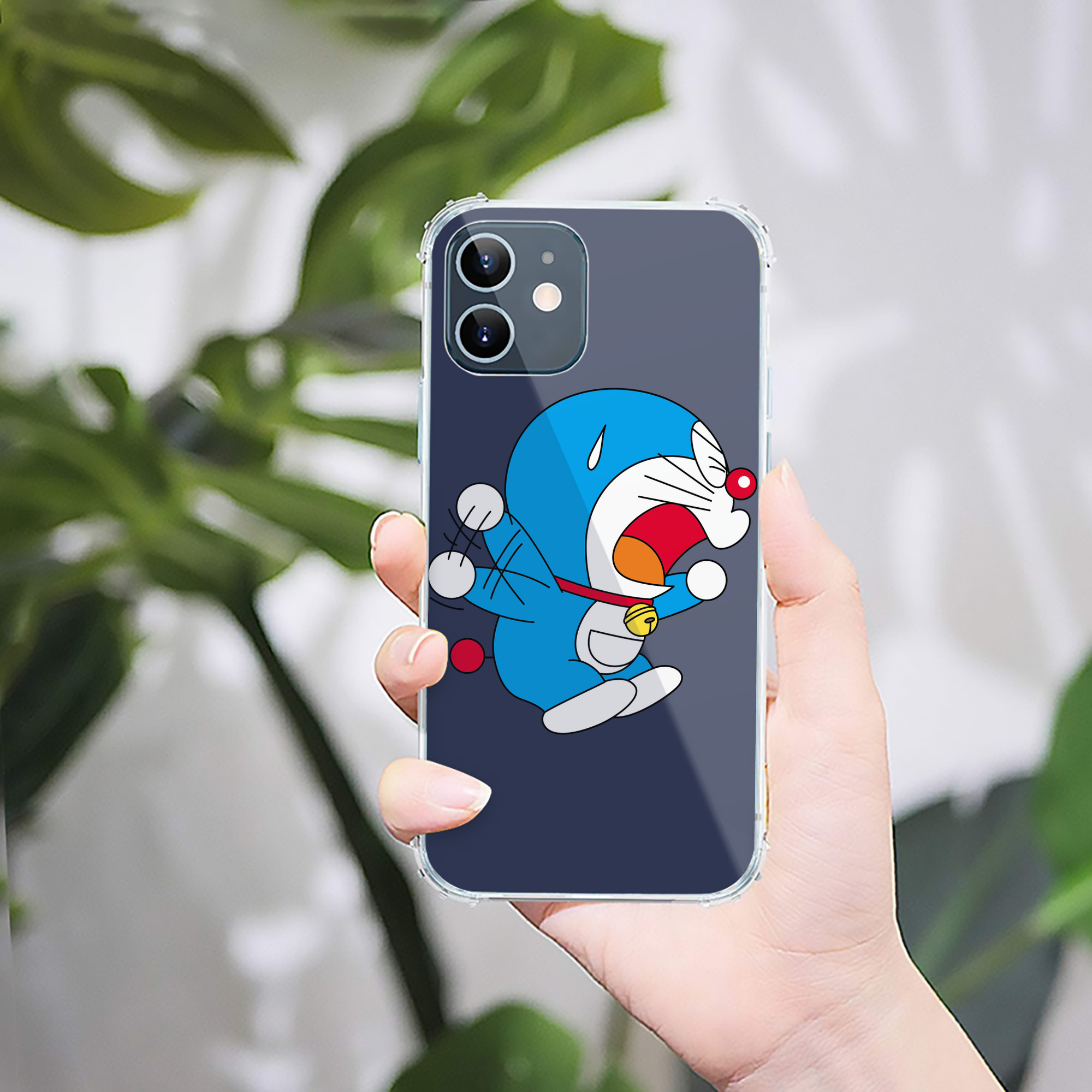 （画像用） ドラえもん Doraemon 【iPhone 12シリーズ対応】透明スマホケース（クリアソフトケース）